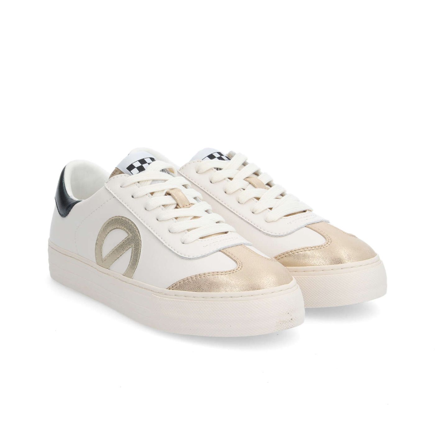 ARCADE TOE SIDE W - NAP/GLOW/METAL - BEIGE/DORATO/VERDE